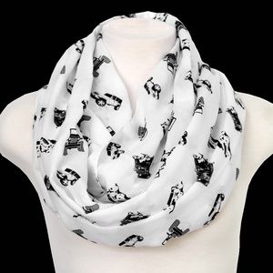 Jeep scarf womens jeep accessories jeep apparel jeep lover white infinity scarf